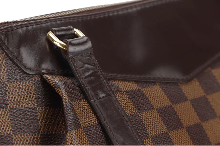 LOUIS VUITTON N41103 WESTMINSTER GM DAMIER EBENE COATED CANVAS GOLD HARDWARE WITH DUST COVER