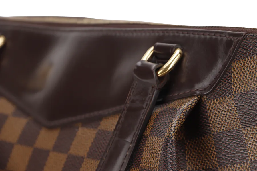 LOUIS VUITTON N41103 WESTMINSTER GM DAMIER EBENE COATED CANVAS GOLD HARDWARE WITH DUST COVER