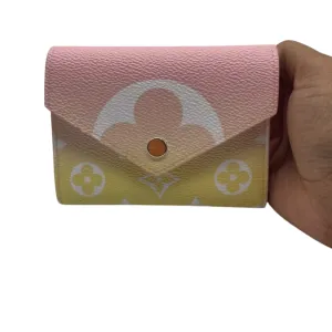 Louis Vuitton Pink/Yellow Wallet