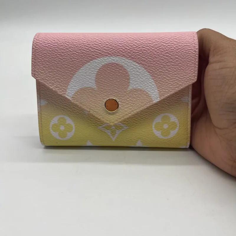Louis Vuitton Pink/Yellow Wallet