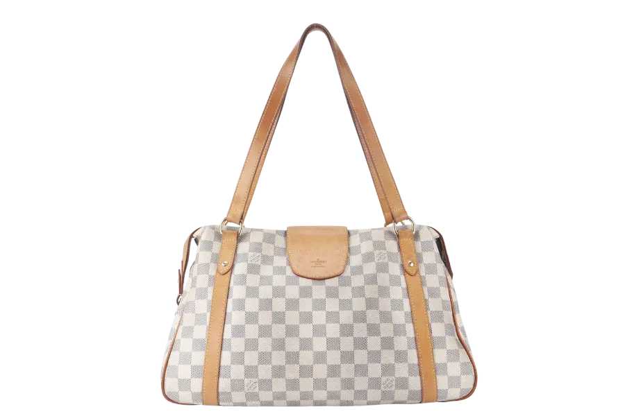 LOUIS VUITTON STRESA PM (N42220) DAMIER AZUR GOLD HARDWARE NO DUST COVER