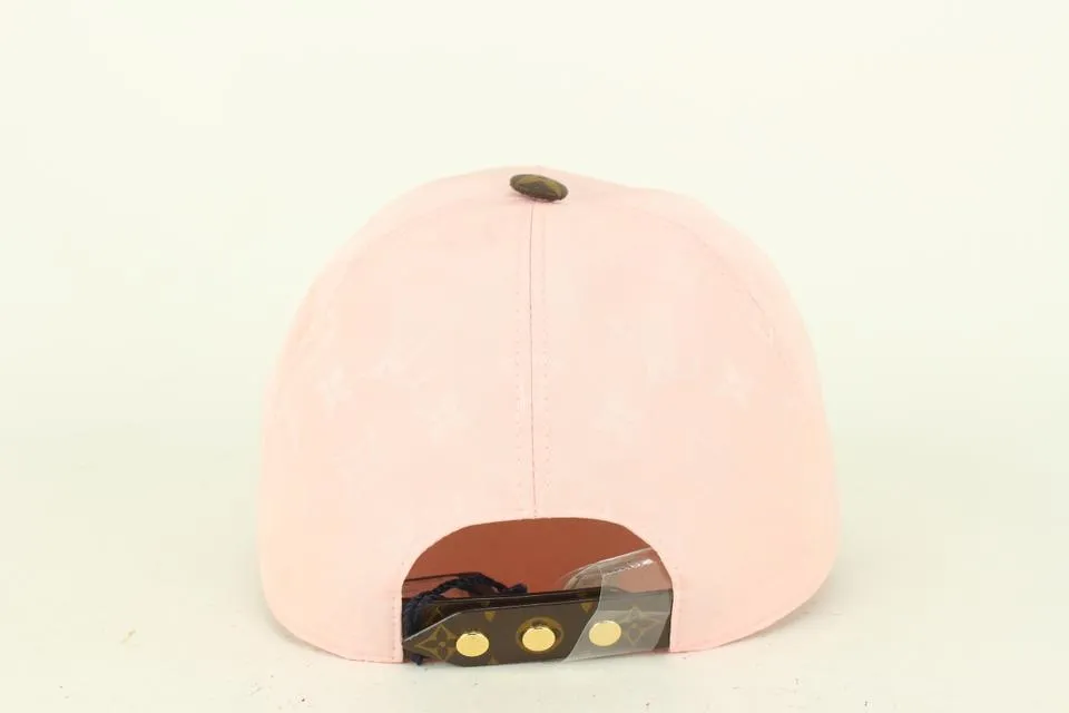 Louis Vuitton Wild at Heart Pink Monogram Cap Ou Pas Baseball Hat 198lv83