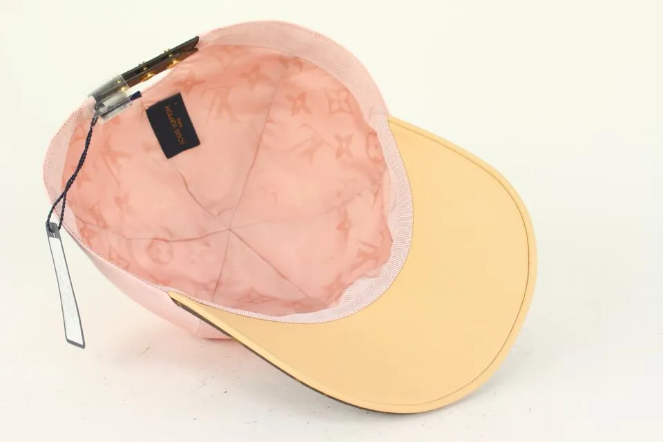 Louis Vuitton Wild at Heart Pink Monogram Cap Ou Pas Baseball Hat 198lv83