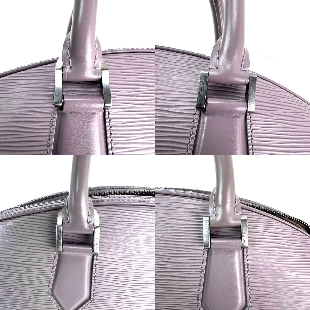 LOUIS VUITTON Epi Jasmin Grey Leather Hand Bag