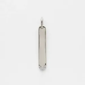 Louise Thompson Lucky Diamond Tag Charm
