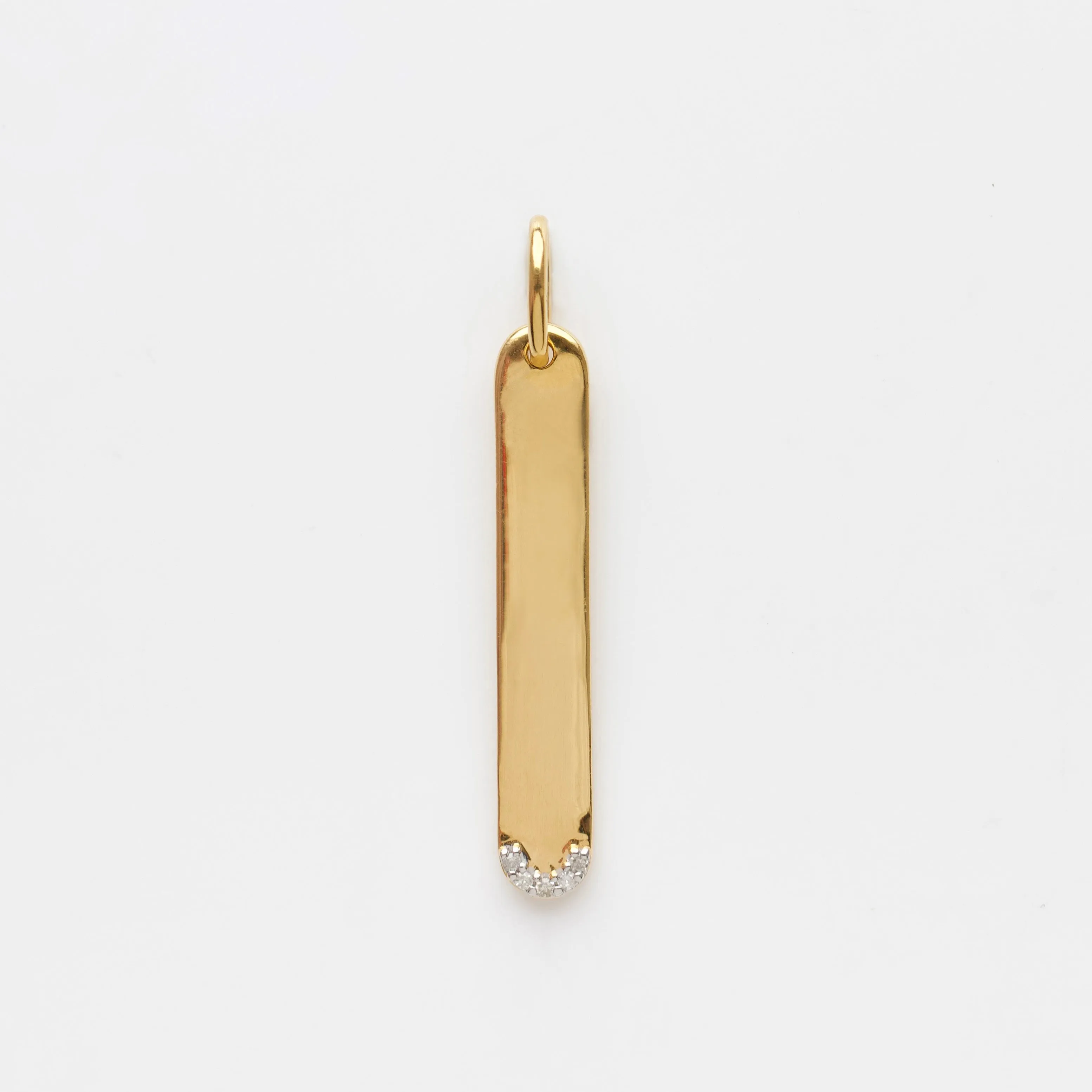Louise Thompson Lucky Diamond Tag Charm