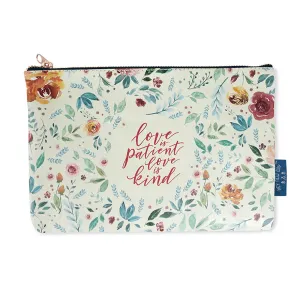 Love Is Patient Love Is Kind {Pouch}