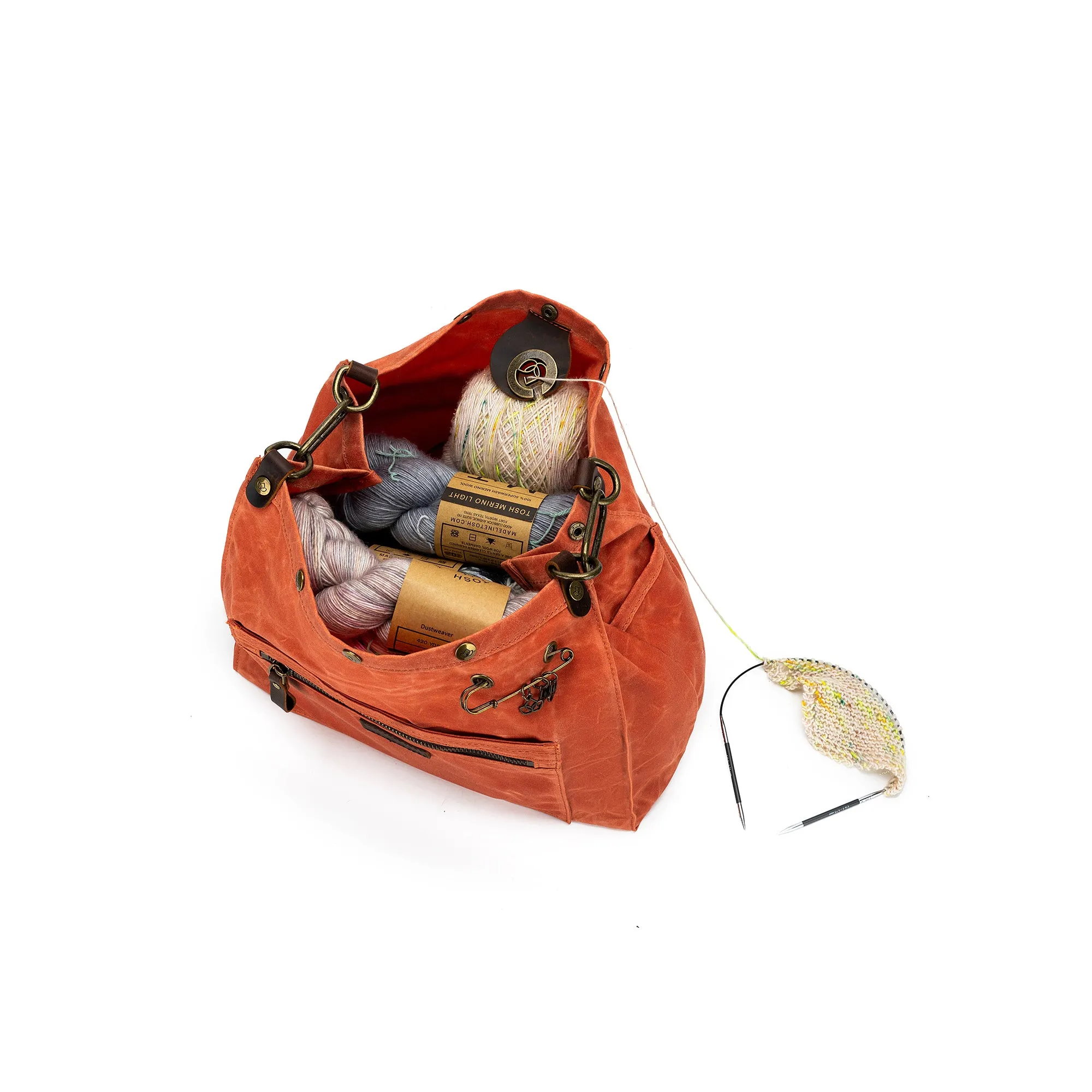 Maker's Canvas Rucksack | Orange
