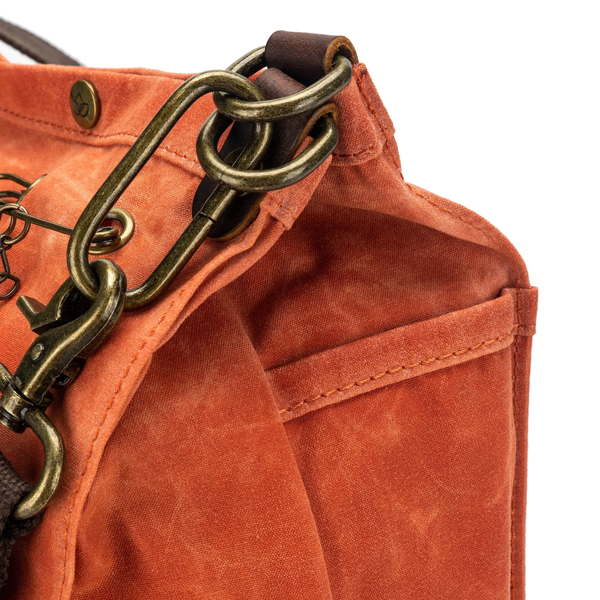 Maker's Canvas Rucksack | Orange