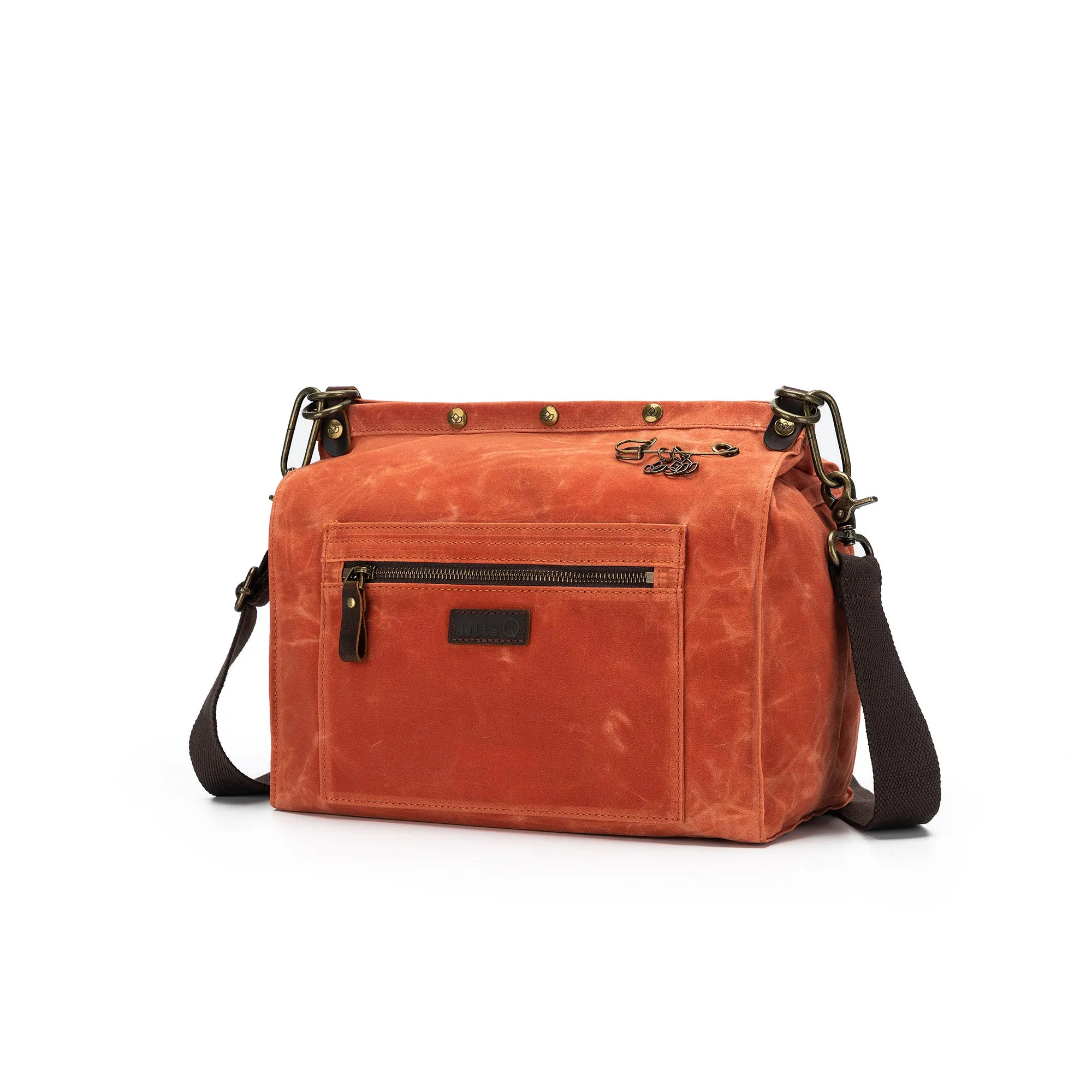 Maker's Canvas Rucksack | Orange