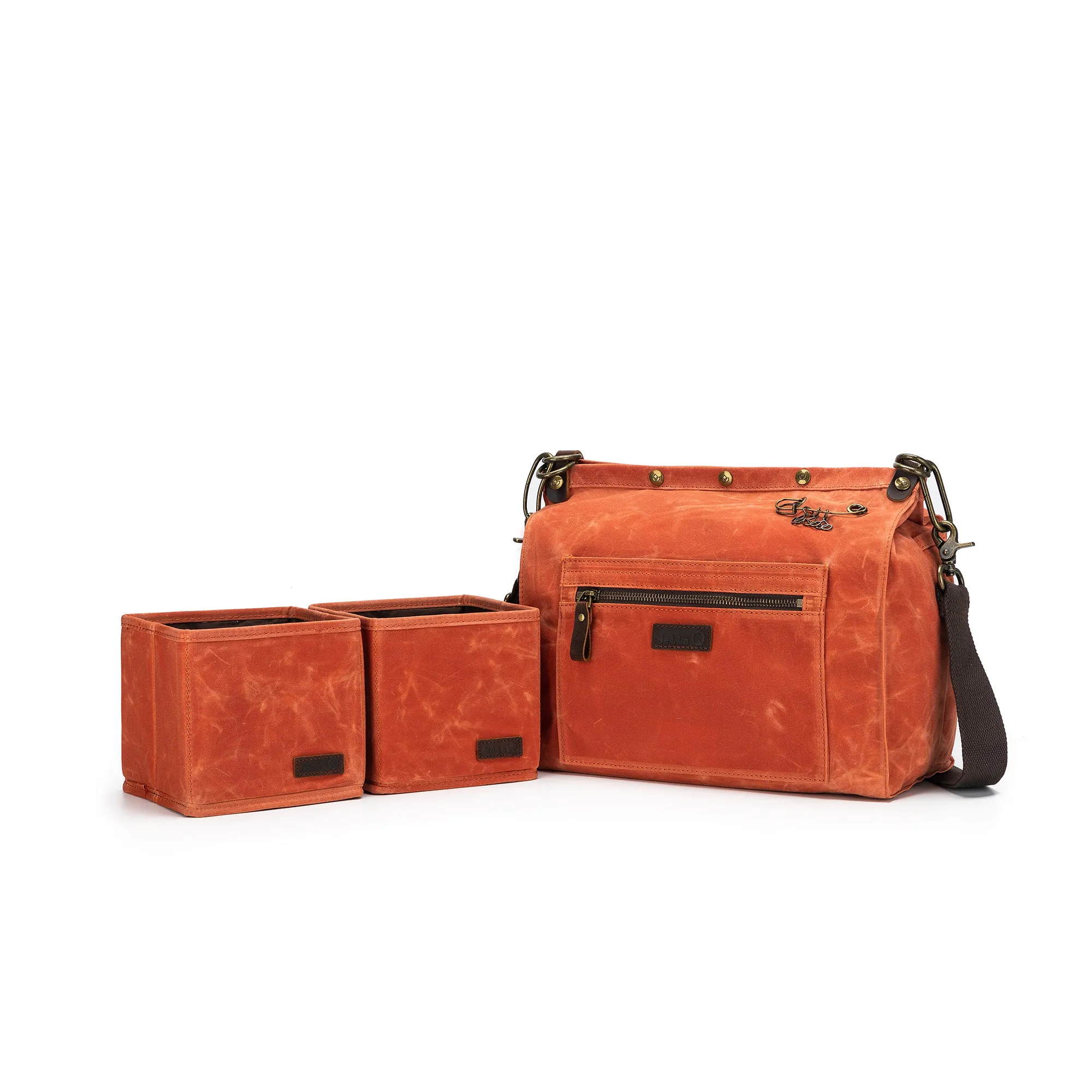 Maker's Canvas Rucksack | Orange