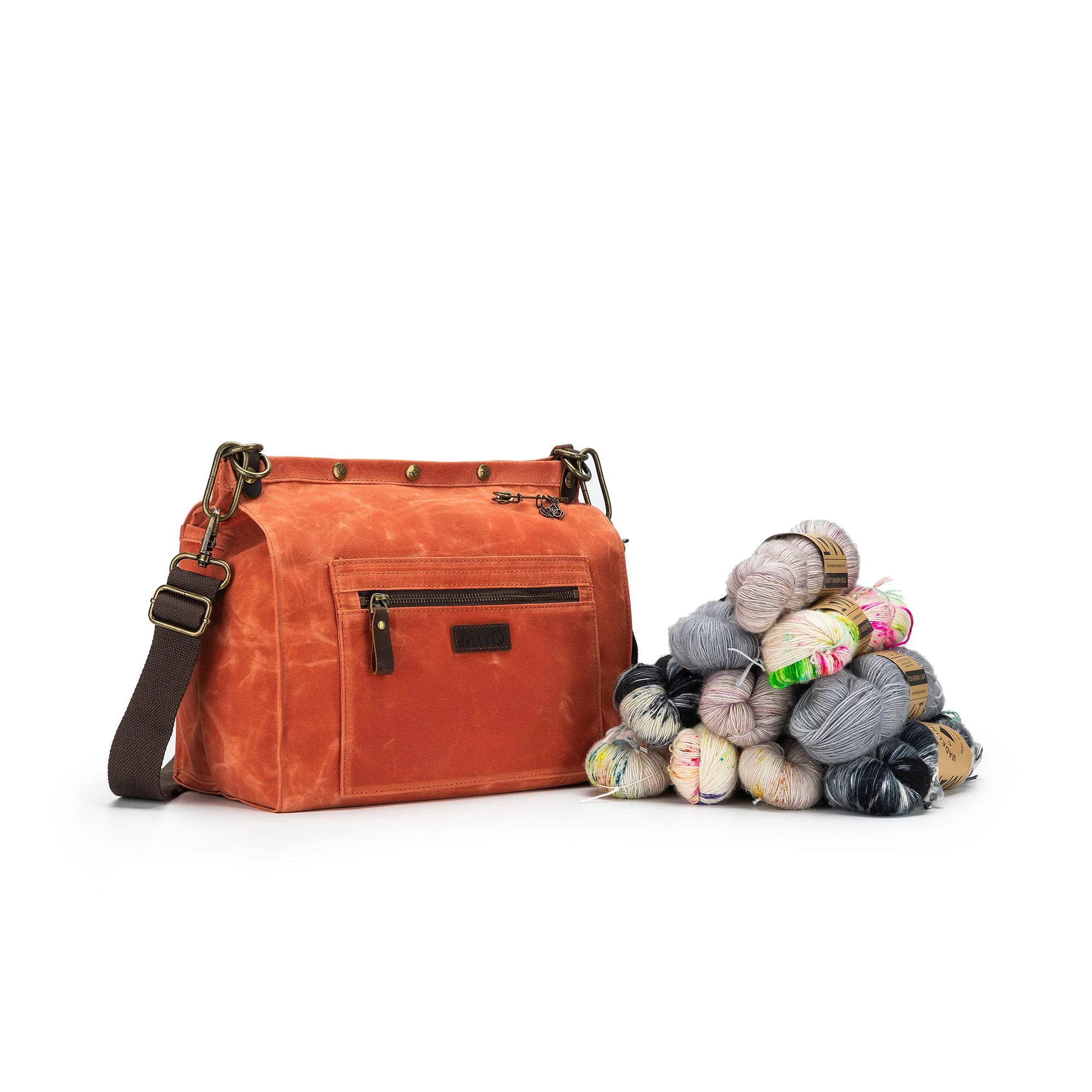 Maker's Canvas Rucksack | Orange