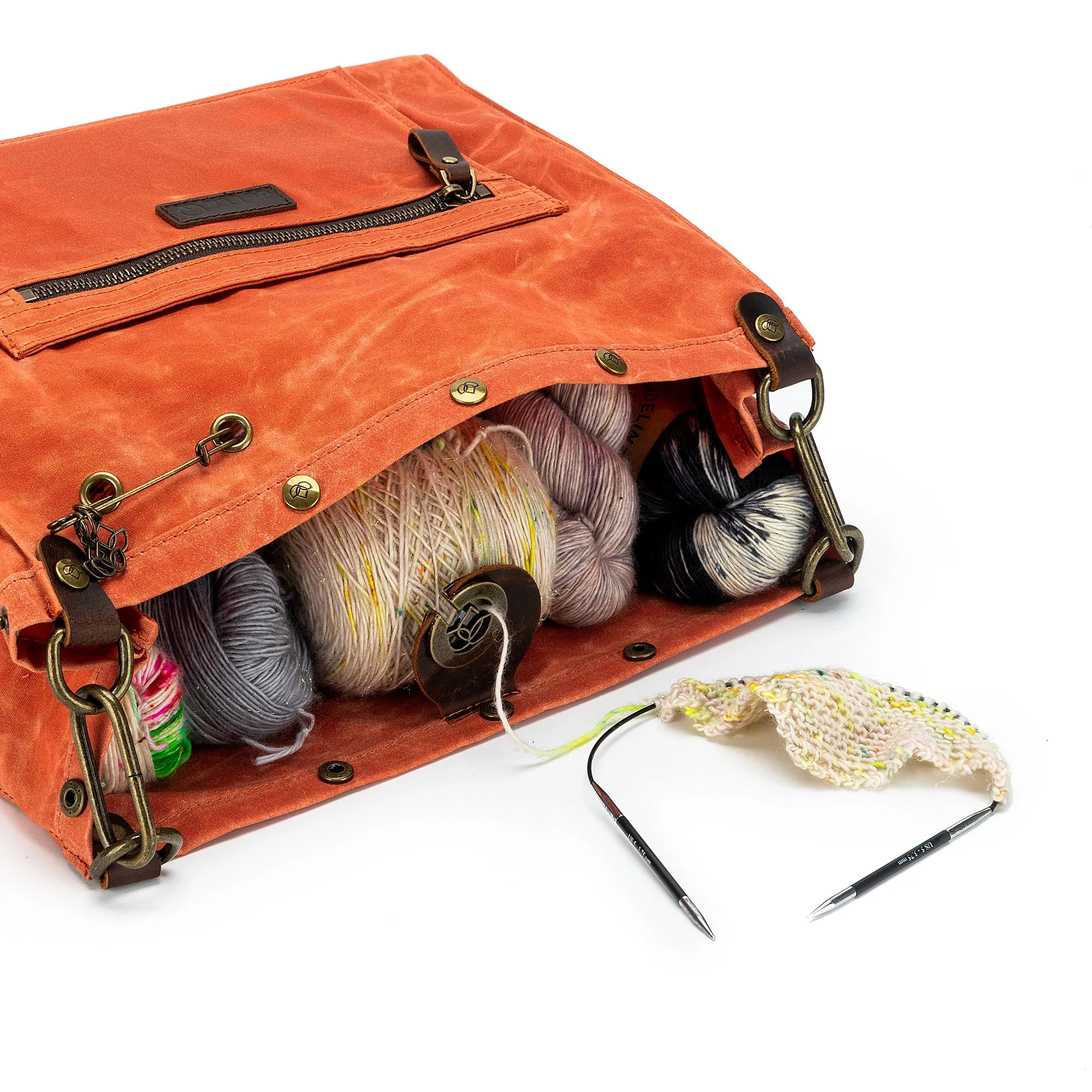 Maker's Canvas Rucksack | Orange