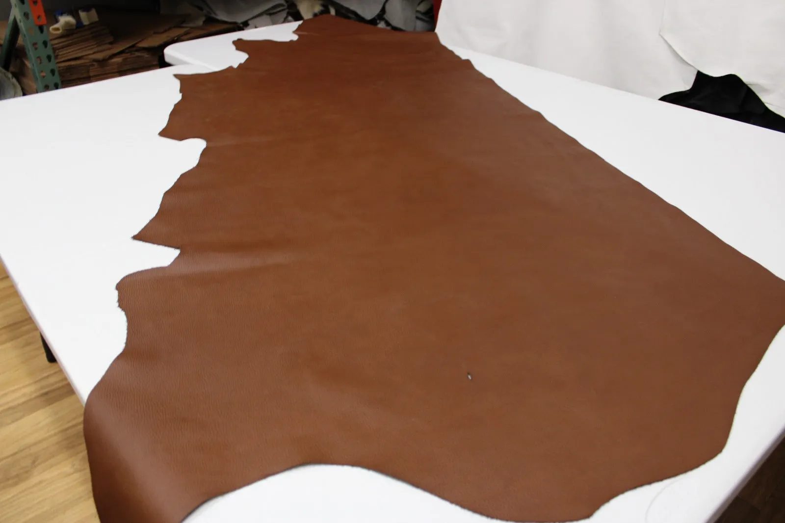 MAPLE COWHIDE LEATHER -  Soft Grain Maple Leather 2.5-3 oz. - Leatherworks, Upholstery, Crafts