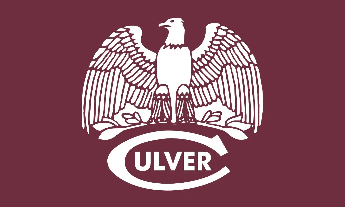 Maroon 3' x 5' Flag with Eagle C