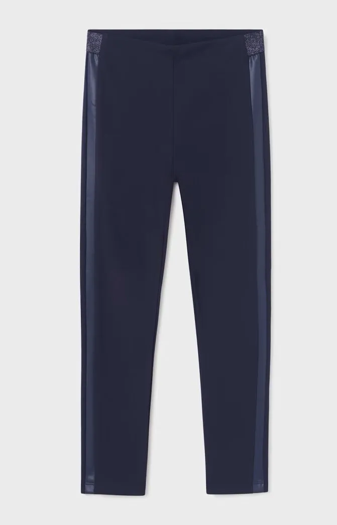 Mayoral Older Girls Detail Leggings 7743 Navy