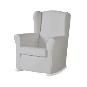 MECEDORA NANNY BLANCO POLIPIEL-GRIS