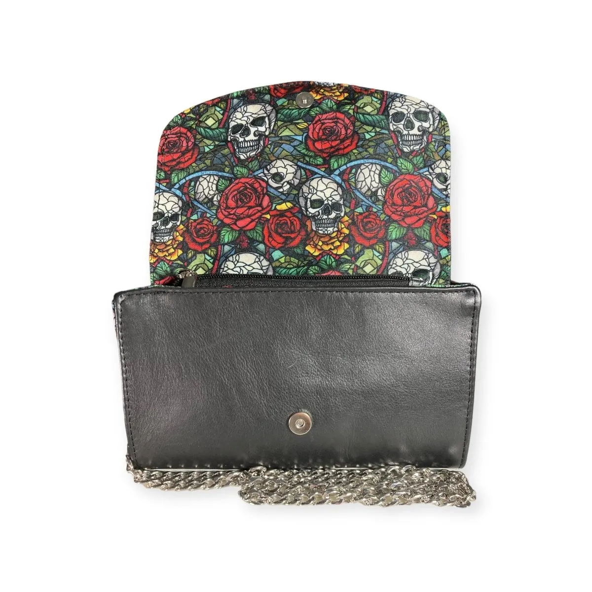 Memento Mori Black Nappa Leather Crossbody