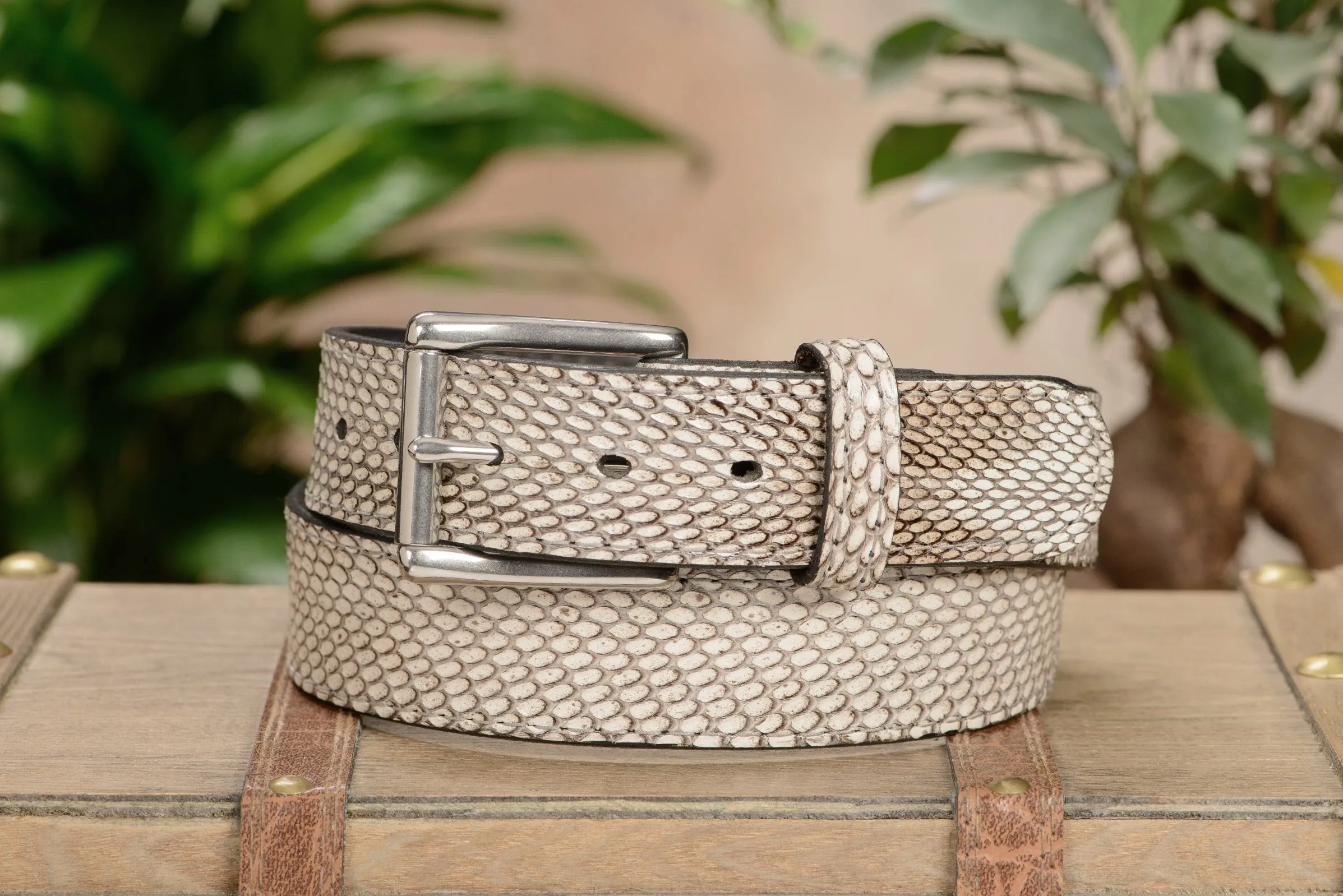 Men's Indonesian Spitting Cobra Max Thickness Belt