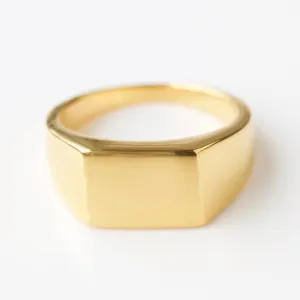 Mens Square Signet Ring