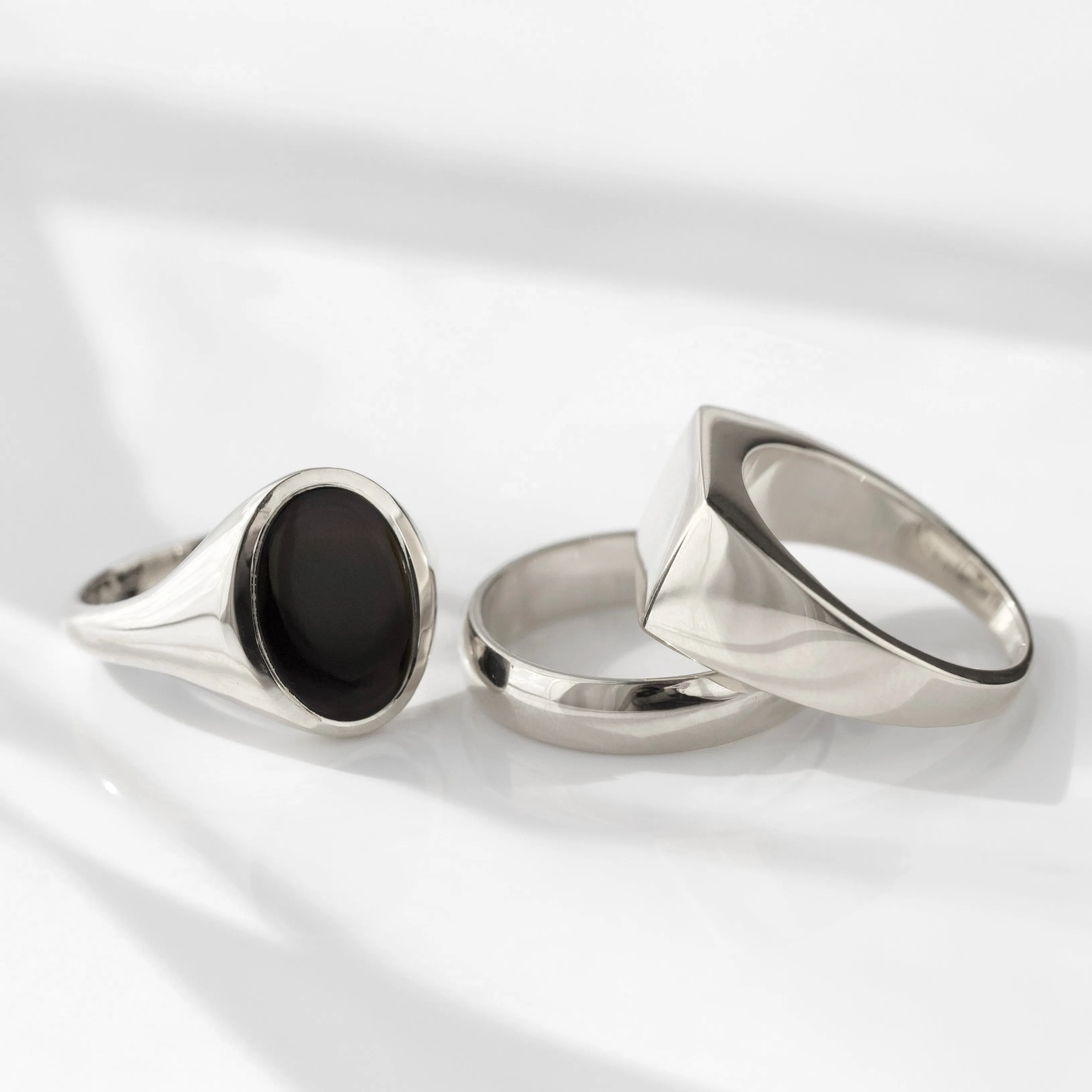 Mens Square Signet Ring
