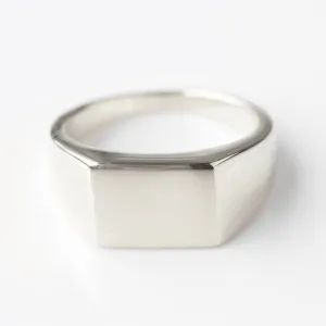Mens Square Signet Ring