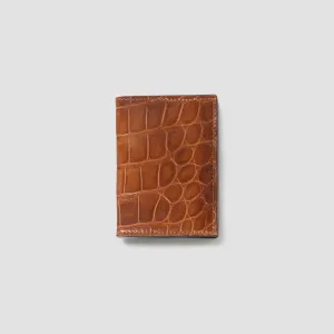 Men's Wallet Alligator Caramel