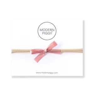 Mini Ribbon Bow Headband