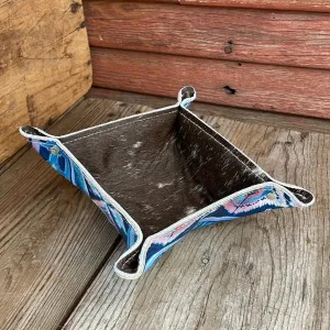 Mini Tray - Chocolate & White w/ Tucson Sundown Navajo