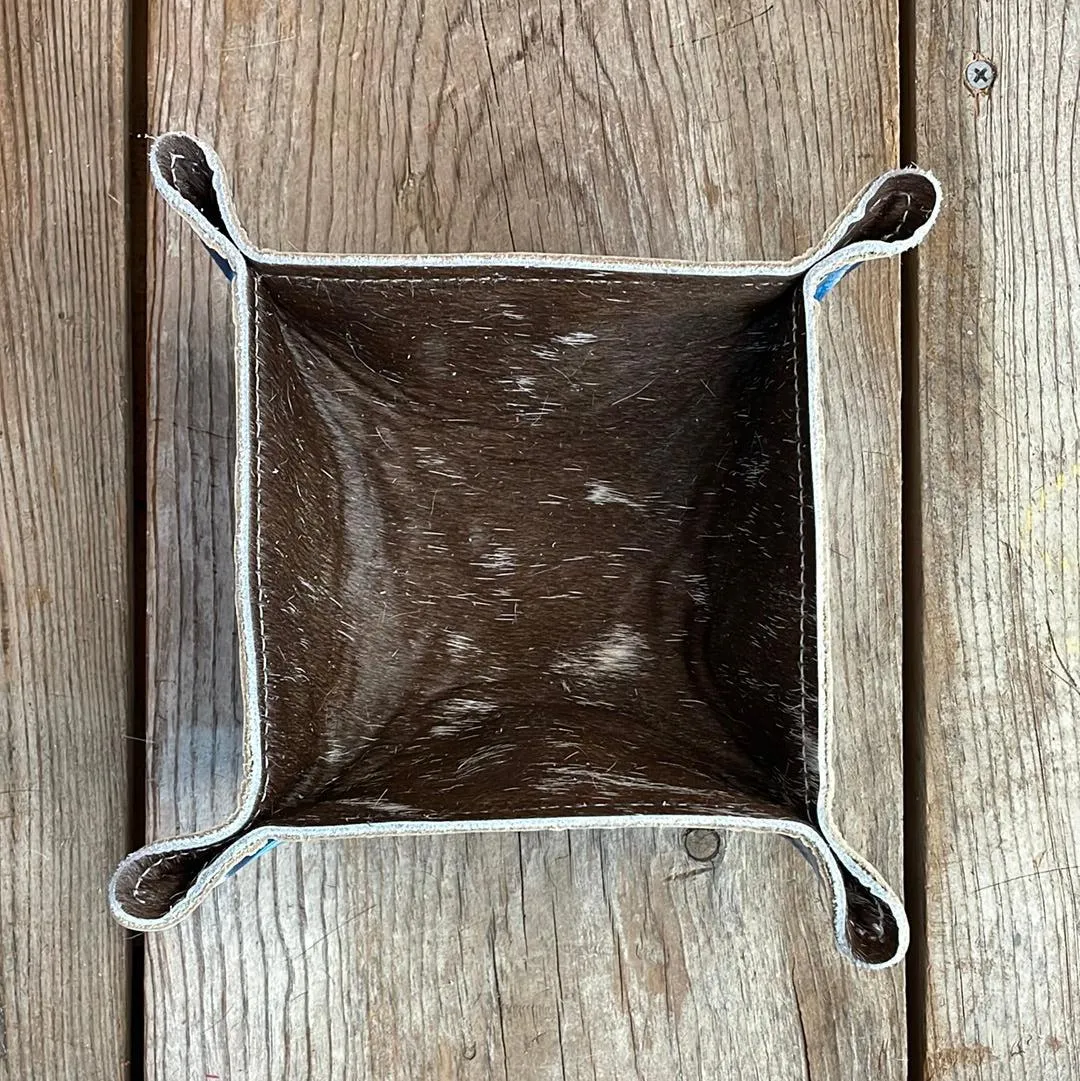 Mini Tray - Chocolate & White w/ Tucson Sundown Navajo