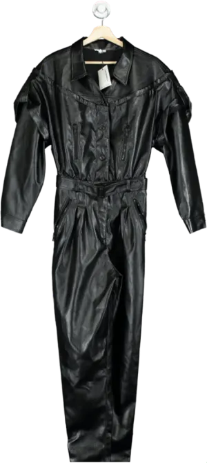 Mistress Rocks Black Relent Jumpsuit UK S