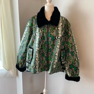 Mod -X  3XL faux reptile jacket
