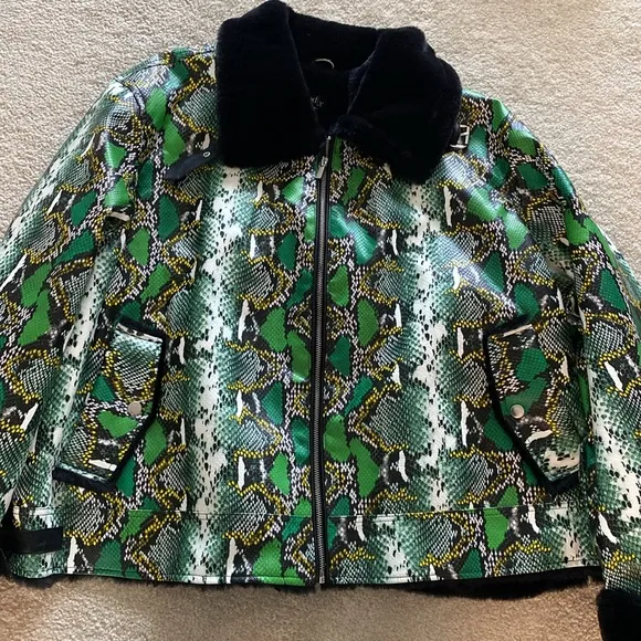 Mod -X  3XL faux reptile jacket