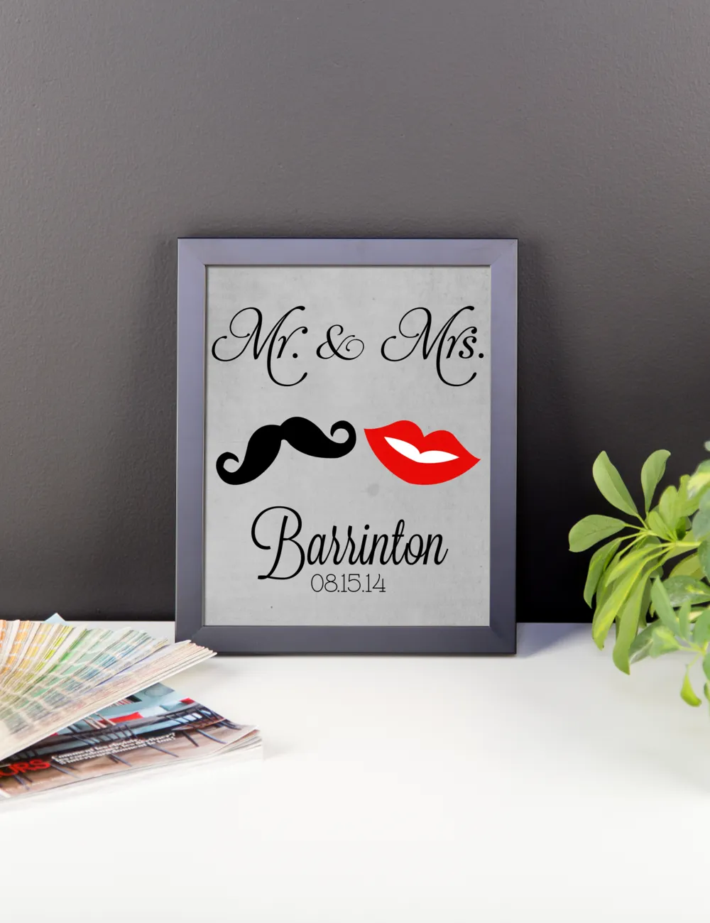 Mr and Mrs Wedding Art - Wedding Gifts For Couples