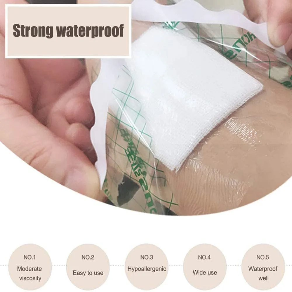 MRIMIN FTM Self PU Medical Adhesive Sheet Transparent Stretch Waterproof Adhesive Bandage Tape