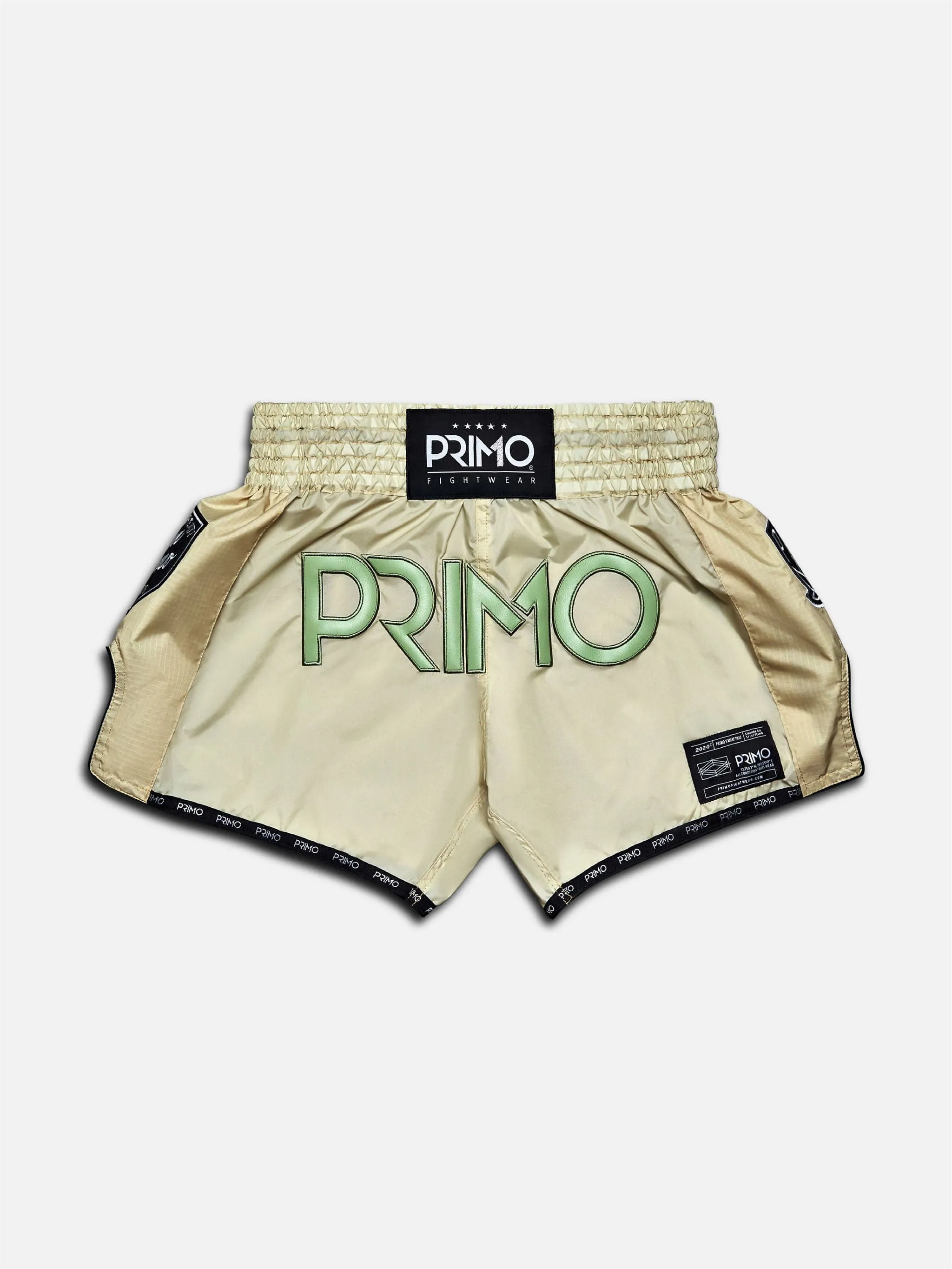 Muay Thai Shorts - Super Nylon - Mantis Tan