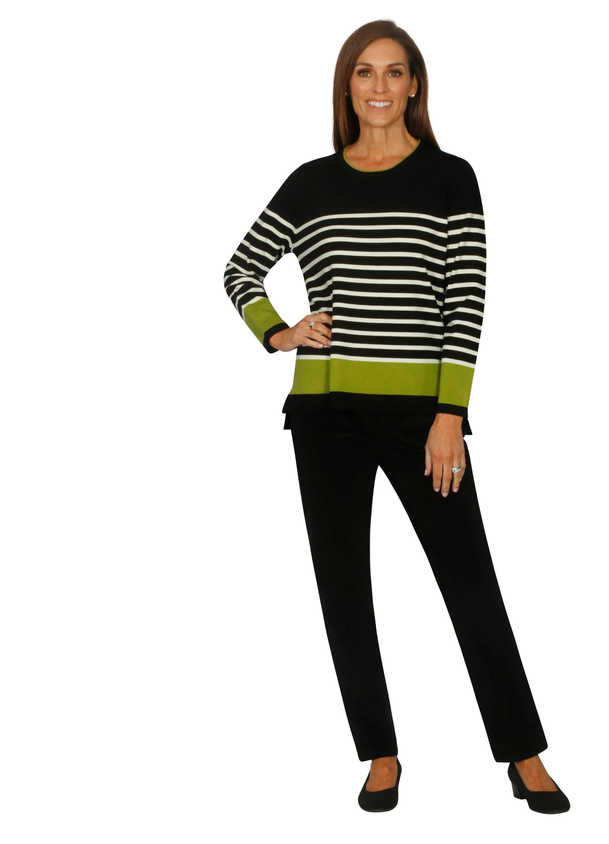 Multi Stripe Crew Tunic