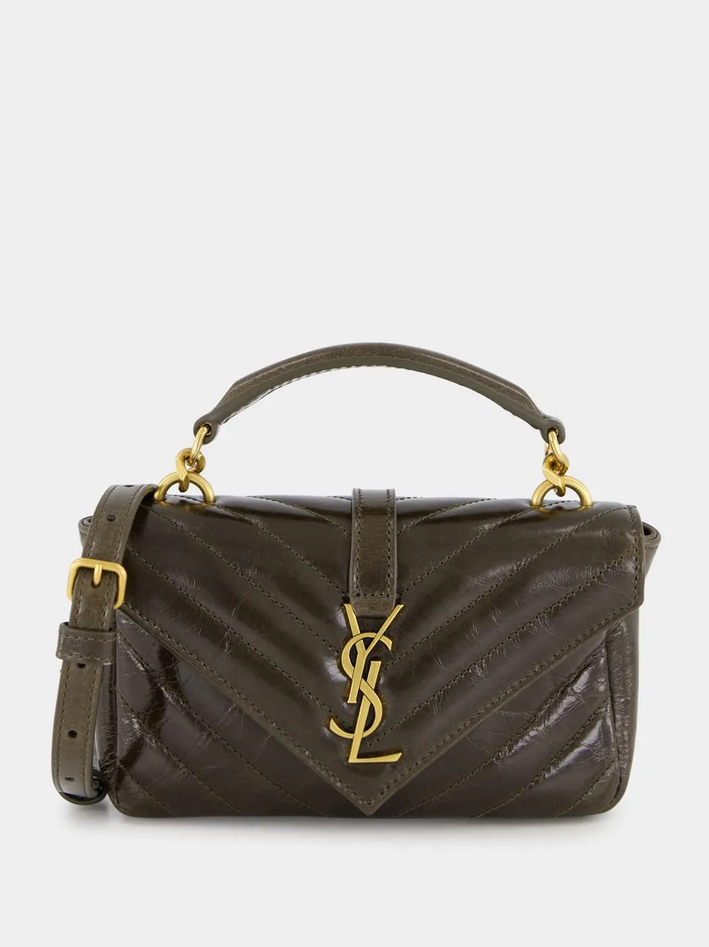 Musk Brown College Mini Chain Bag