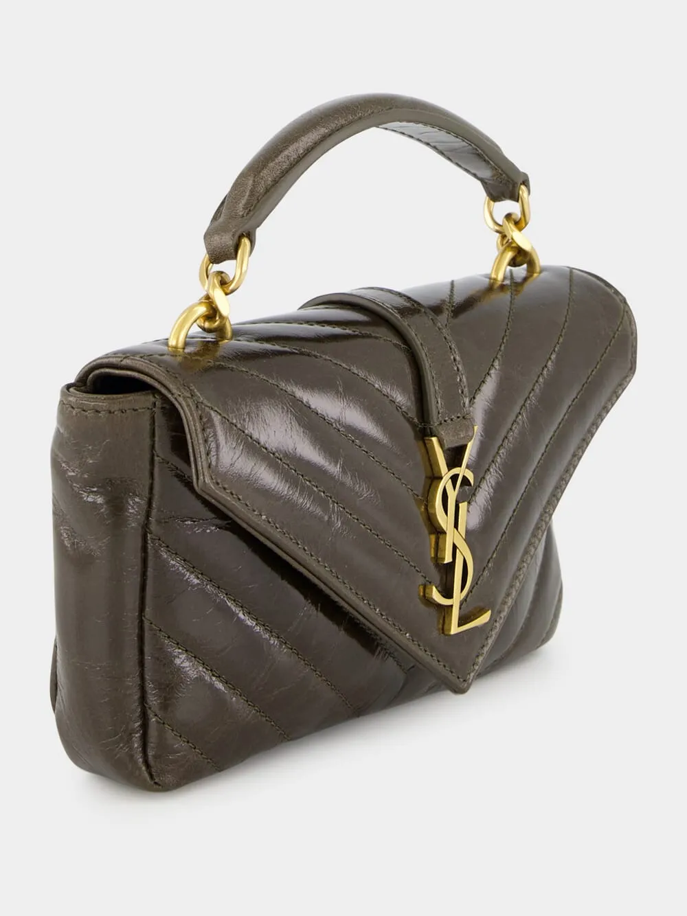 Musk Brown College Mini Chain Bag