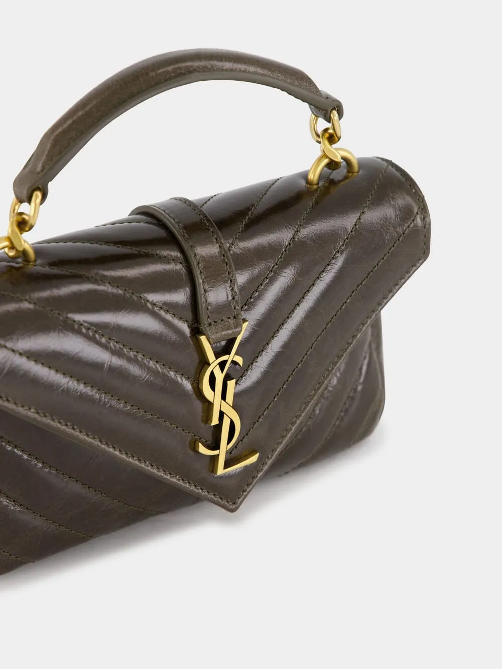 Musk Brown College Mini Chain Bag