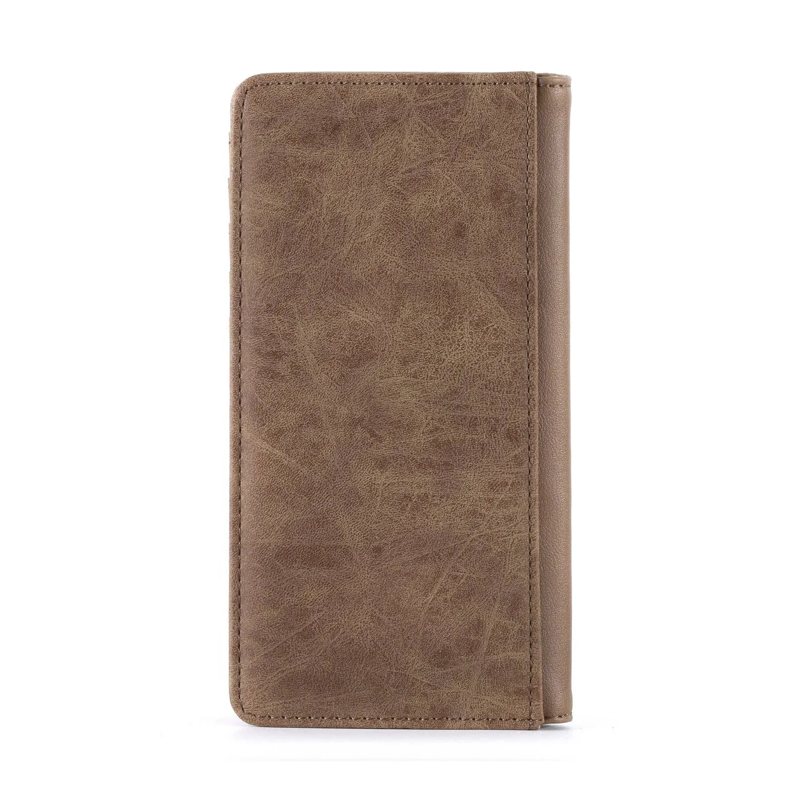 MW-615 Patriotic Collection Men's Bifold Long PU Leather Wallet