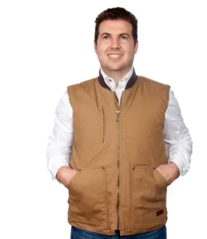 MWOV1916 Just Country Men's Diamantina Vest Khaki