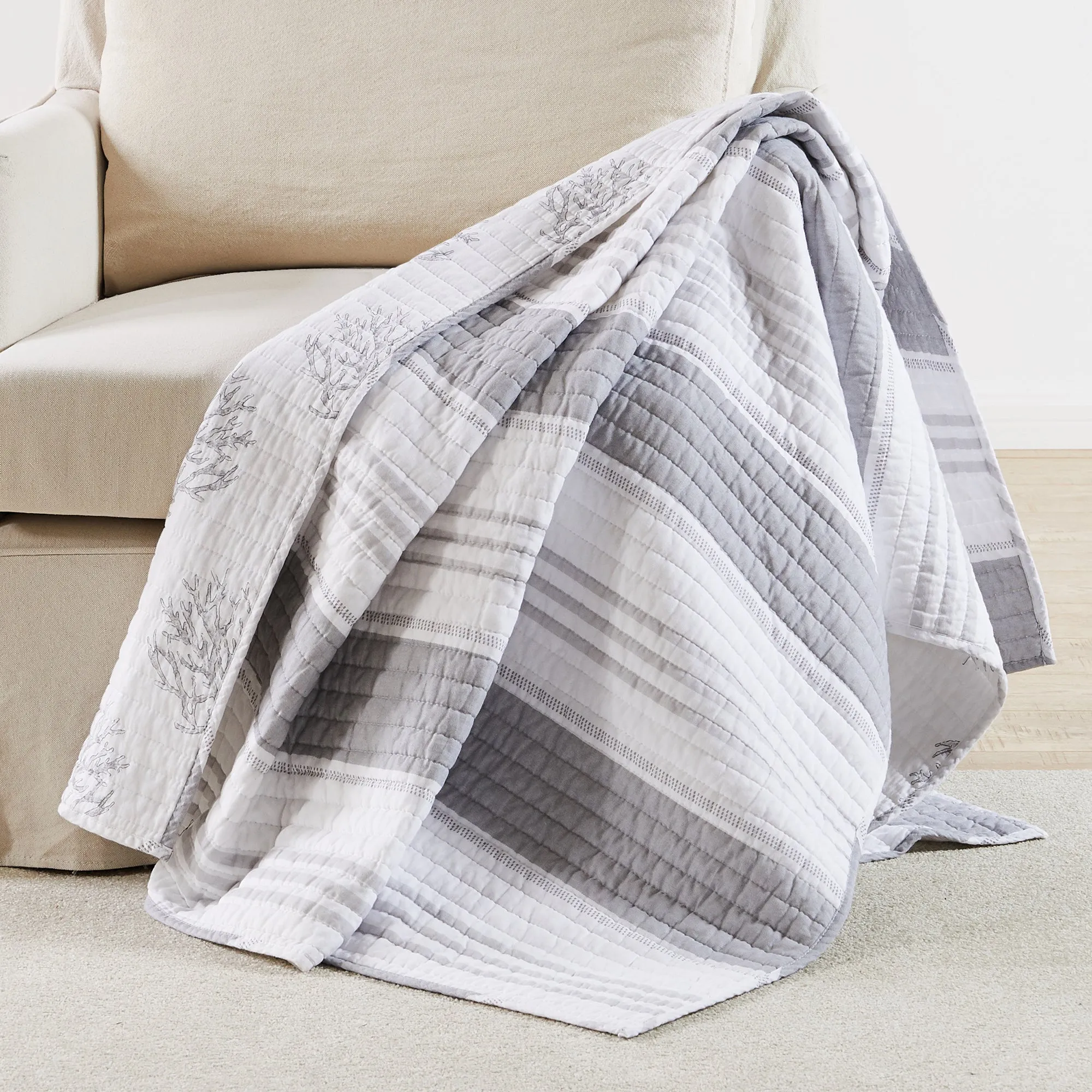 Nantucket Quilted Throw