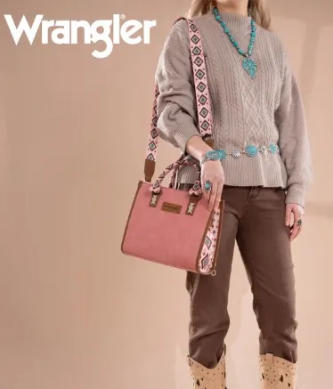 NEW DROP Wrangler Aztec Print Tote/Crossbody