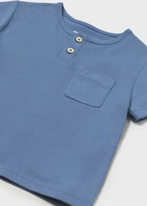 NEW SS25 Mayoral Boys t shirt 1060 Blue