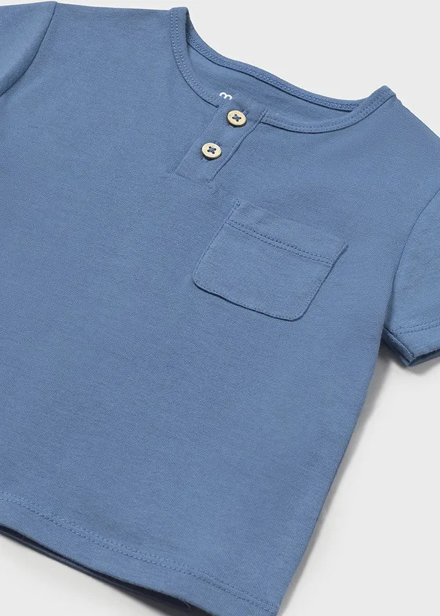 NEW SS25 Mayoral Boys t shirt 1060 Blue