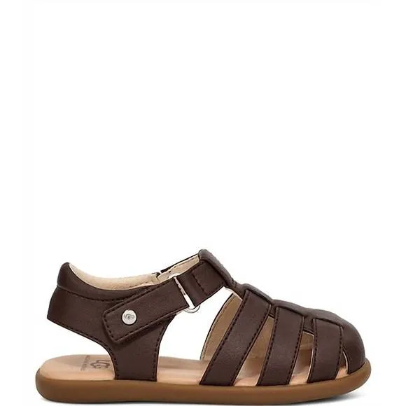 NEW UGG kids toddler kolding sandal in grizzly