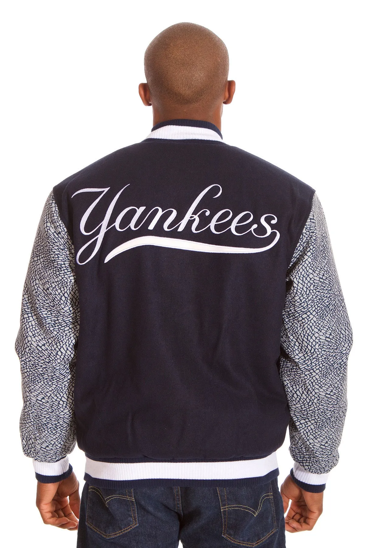 New York Yankees Reversible Melton Jacket
