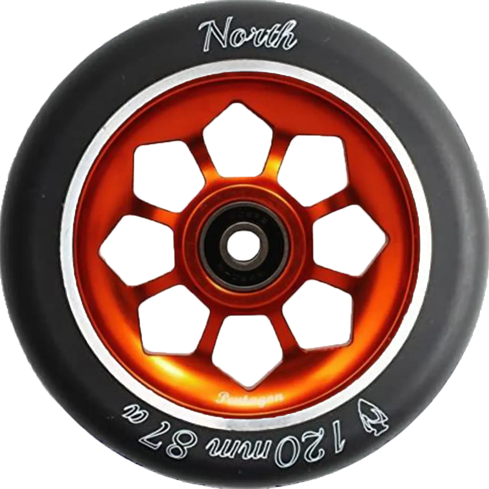 North Scooters Pentagon 87A Wheels 120mm - Pair