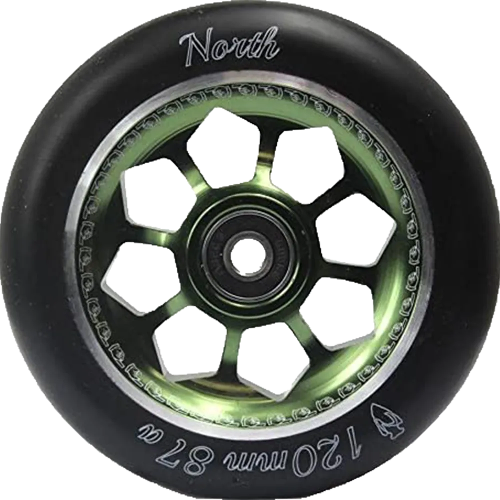 North Scooters Pentagon 87A Wheels 120mm - Pair